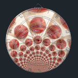 Rhythmus-Cricket-Balls aus Lederball: Rhythmisches Dartscheibe<br><div class="desc">"Leather Sphere Symphony" - Cricket Balls in einem Rhythmic Array Dieses "Leather Sphere Symphony" Kunstwerk präsentiert eine faszinierende und rhythmische Anordnung des ikonischen roten Cricket Balls, Set gegen eine subtil strukturierte, helle Kulisse. Das konzentrische, spiralisierende Muster von Cricket-Bälle, variierend in Größe und Perspektive, ruft ein Gefühl für dynamische Bewegung und...</div>