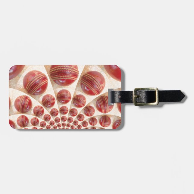 Rhythmus-Cricket-Balls aus Lederball: Rhythmisches Gepäckanhänger (Vorderseite horizontal)