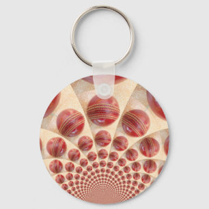 Rhythmus-Cricket-Balls aus Lederball: Rhythmisches Schlüsselanhänger