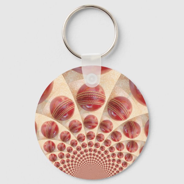 Rhythmus-Cricket-Balls aus Lederball: Rhythmisches Schlüsselanhänger (Vorderseite)