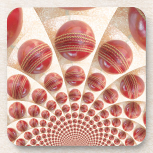 Rhythmus-Cricket-Balls aus Lederball: Rhythmisches Untersetzer