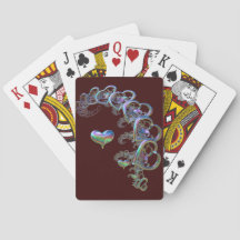 Rhythmus der Herzspielkarten