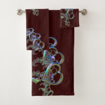 Rhythmus des Herz-Bath-Handtuch-Set