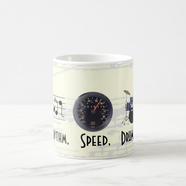 Rhythmus, Geschwindigkeit, trommelt Tasse (Mittel)