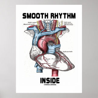 Rhythmus im Inneren (medizinisches anatomisches He Poster