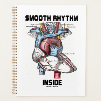 Rhythmus im medizinischen anatomischen Herzen Planer