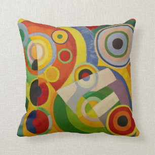 Rhythmus Joie de Vivre durch Robert Delaunay 1930 Kissen