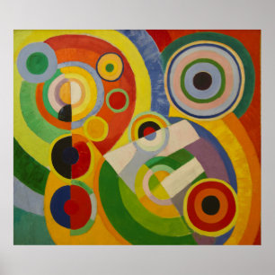 Rhythmus Joie de Vivre durch Robert Delaunay 1930 Poster