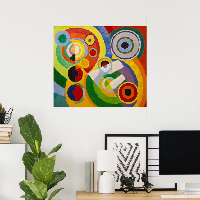 Rhythmus, Lebensfreude | Robert Delaunay | Poster (Heimbüro)
