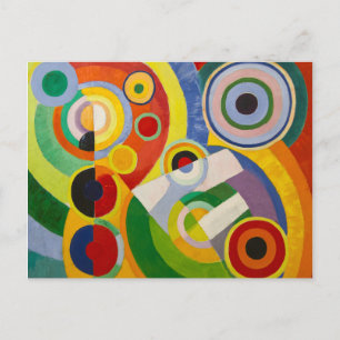 Rhythmus, Lebensfreude   Robert Delaunay   Postkarte