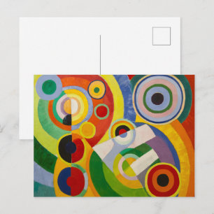 Rhythmus, Lebensfreude Robert Delaunay Postkarte