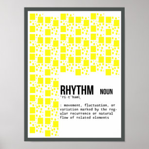 Rhythmus-Poster Poster