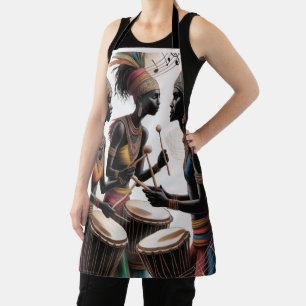 ✨Rhythmus Trommel Musik Künstlerisches Design Schürze