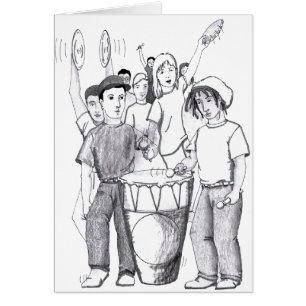 Rhythmus-Trommel-Tanzen-Leute