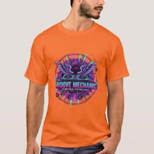 Rhythmus-Typografie-DJ-T-Shirt T-Shirt