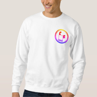 Rhythmus-u. Blau-Regenbogen-Logo-Sweatshirt Sweatshirt