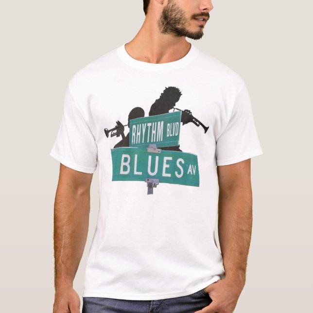Rhythmus und Blues T-Shirt (Vorderseite)
