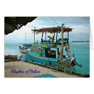 Rhythmus von Belize"Leben-Prosa" Rasta Karte