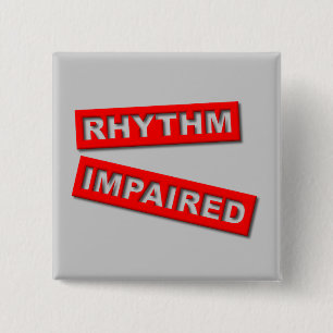 Rhythmusstörungen Funny Button Spaß