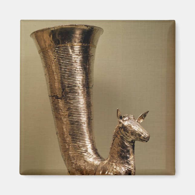 Rhyton in Form eines Ibex aus Iran Magnet (Vorne)