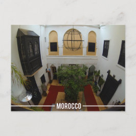 Riad Marrakesch Marokko Postkarte