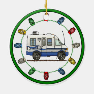 Rialta Winnebago-Camper RV M Keramik Ornament