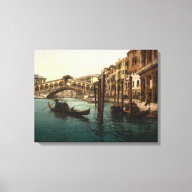 Rialto Bridge I, Venedig, Italien Leinwanddruck (Vorderseite)