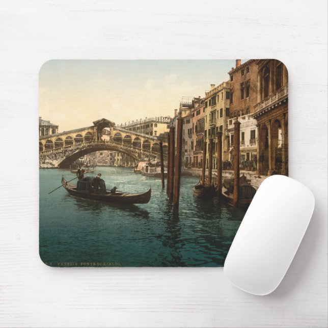 Rialto Bridge I, Venedig, Italien Mousepad (Mit Mouse)
