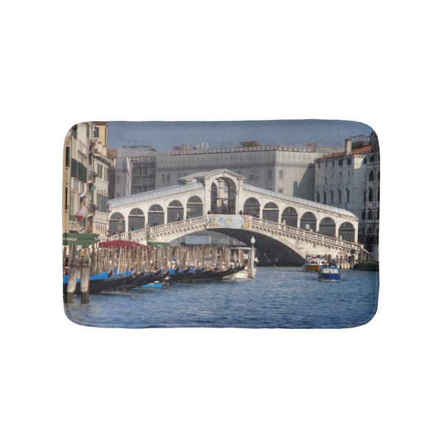 Rialto Bridge Venice Italien Badematte (Vorderseite)
