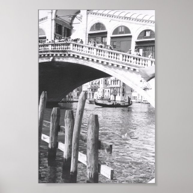 Rialto Bridge Venice Italien Grand Canal Poster (Vorne)