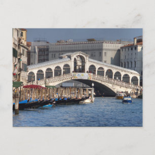 Rialto Bridge Venice Italien Postkarte