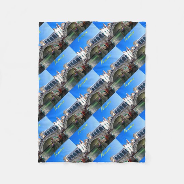 Rialto Bridge Venice - Pro Foto Fleecedecke (Vorderseite)