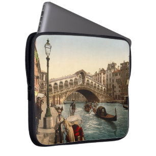 Rialto Brücke II, Venedig, Italien Laptopschutzhülle