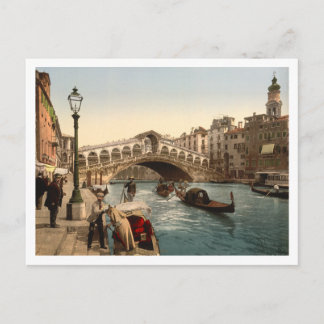 Rialto-Brücke II, Venedig, Italien Postkarte
