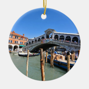 Rialto Brücke in Venedig, Italien Keramikornament
