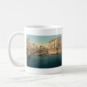 Rialto-Brücke und Großer Kanal, Venedig, Italien Tasse