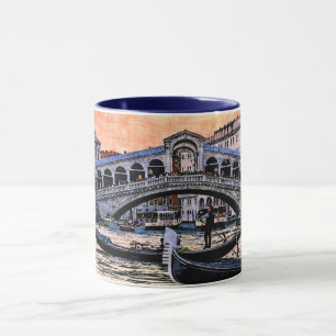 Rialto Brücke. Venedig. Italien. Tasse