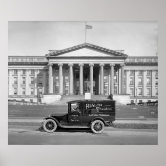 Rialto Theater Panel Truck: 1920er Poster