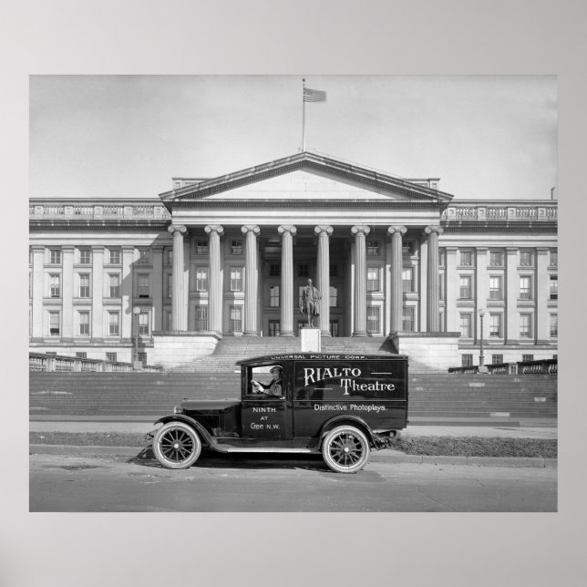 Rialto Theater Panel Truck: 1920er Poster (Vorne)