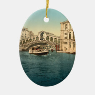 Rialtobrücke und Großer Kanal, Venedig Keramikornament