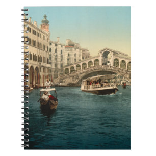 Rialtobrücke und Großer Kanal, Venedig Notizblock