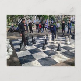 Riant Chessboard Postkarte