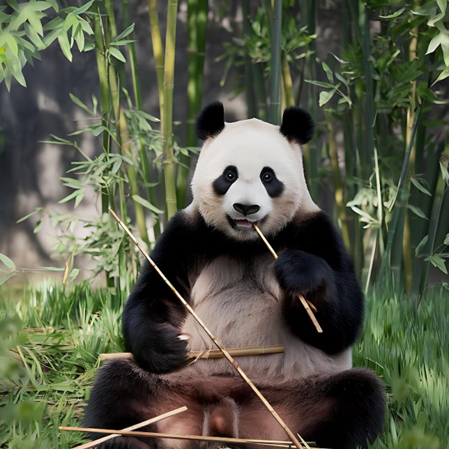 Riant Panda Bamboo Snack Puzzle (Von Creator hochgeladen)