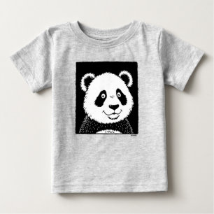 Riant Panda Bear Baby T-shirt