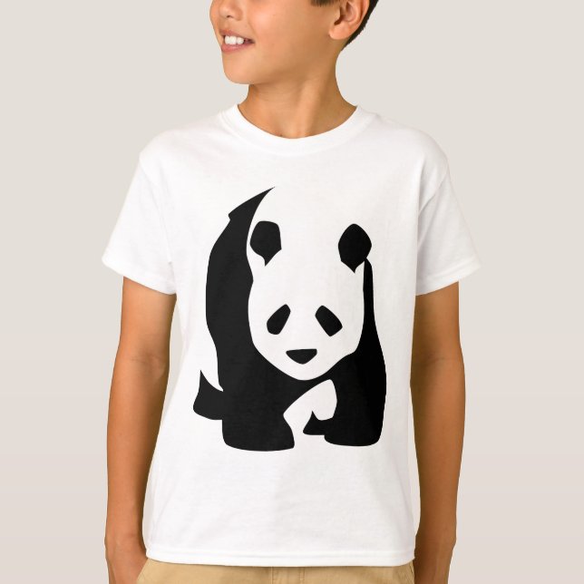 Riant Panda Bear T-Shirt (Vorderseite)