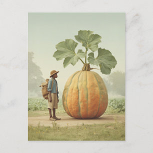 Riant Pumpkin Encounter Postkarte