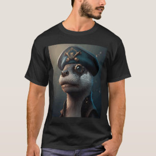 Riant River Otter Cool Otter Pirate T-Shirt