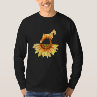 Riant Schnauzer Sunflower Women T-Shirt