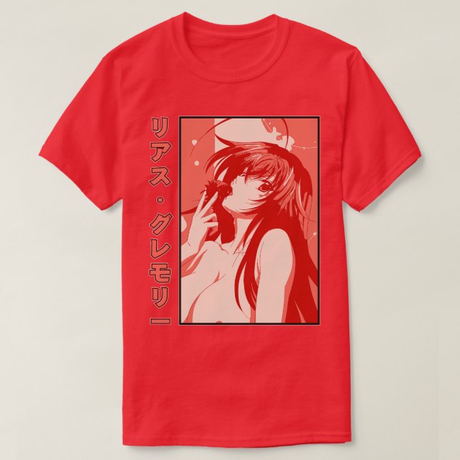 Rias Gremory Delicious Strawberry Highschool DXD T-Shirt (Design vorne)