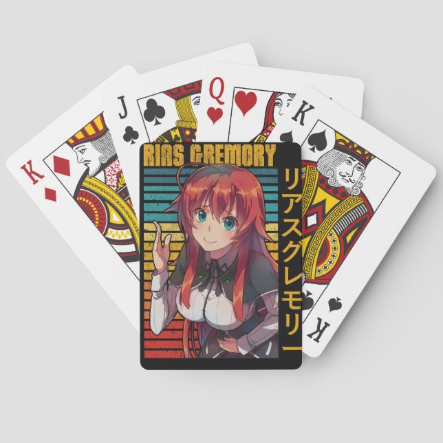 Rias Gremory  Spielkarten (Rückseite)